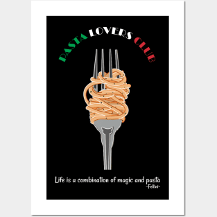 Pasta Lovers Club Posters and Art